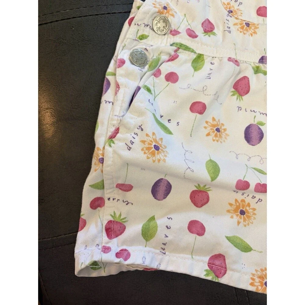 Vintage Rare Fruit Print OshKosh B'gosh Overalls 3T
